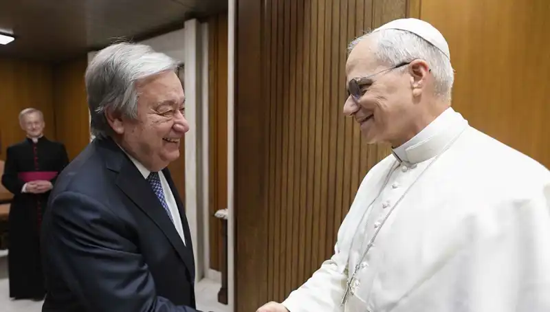 Papa Leo ve Guterres; Barış İçin Tarihi Bir Buluşmanın İzleri