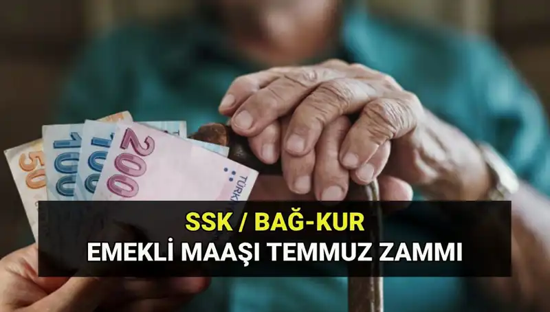 Temmuz 2025 Emekli Maaş Zammı: Emekliler İçin Yeni Tutarlar