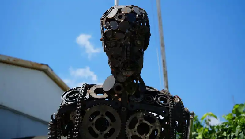 Hurda Metalden Sanat Eserine: Üç Ayda Tamamlanan Dönüşüm Süreci
