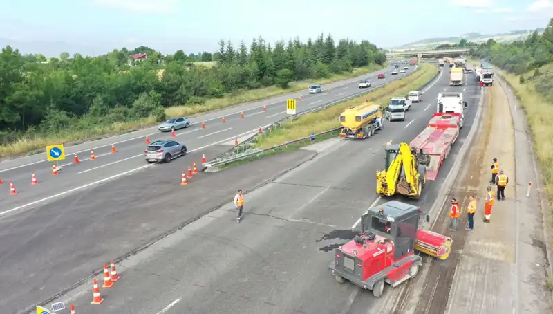 İstanbul Yolunda 5 Gün Sürecek Kapalı Yol Uygulaması Başladı