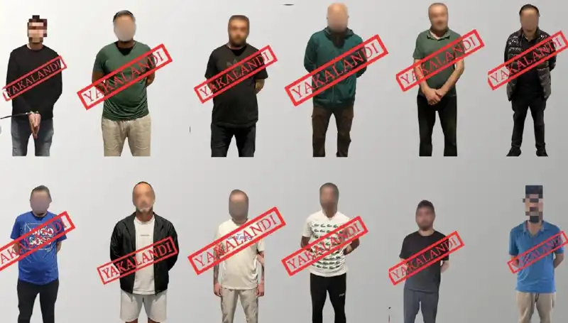 Ulusal Seviye Kırmızı Bültenle Aranan 12 Şahıs Yakalandı: İşte Olayın Ayrıntıları
