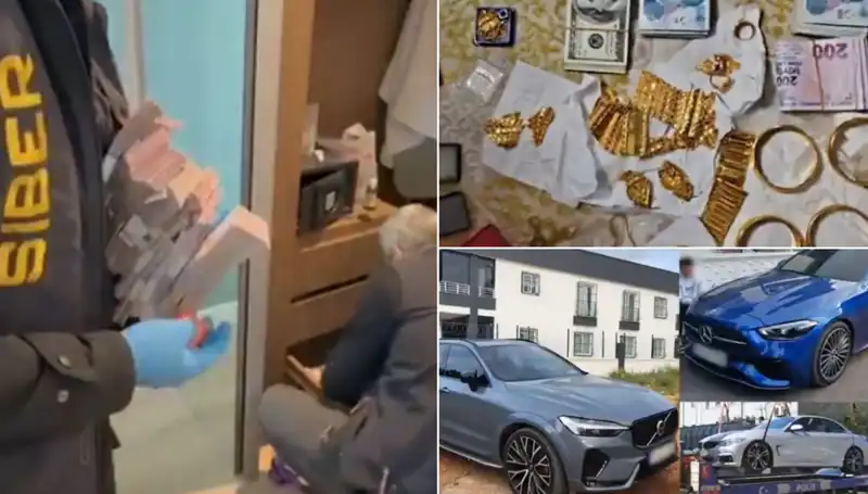 39 Şehirdeki Büyük Operasyon: Balya Balya Paralar ve Lüks Araçlar Ele Geçirildi!