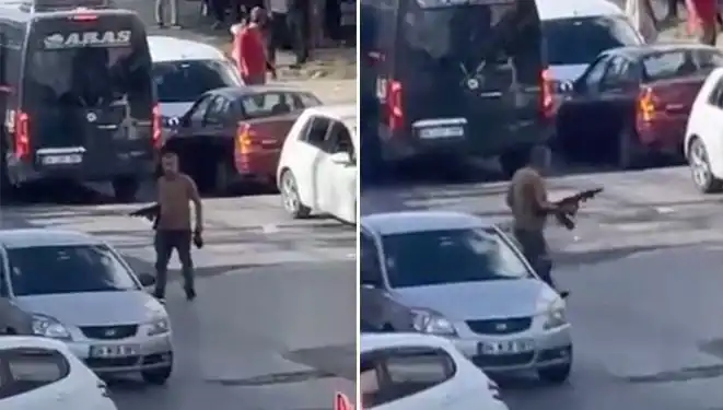 Başakşehir'de Korku Dolu Anlar: Pompalı Tüfekle Sokağa Çıkan Şüpheli Olay Yaratıyor